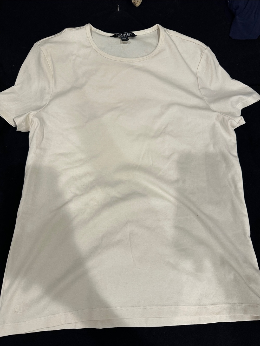 Lauren Ralph Lauren White Short Sleeve Crewneck Tee